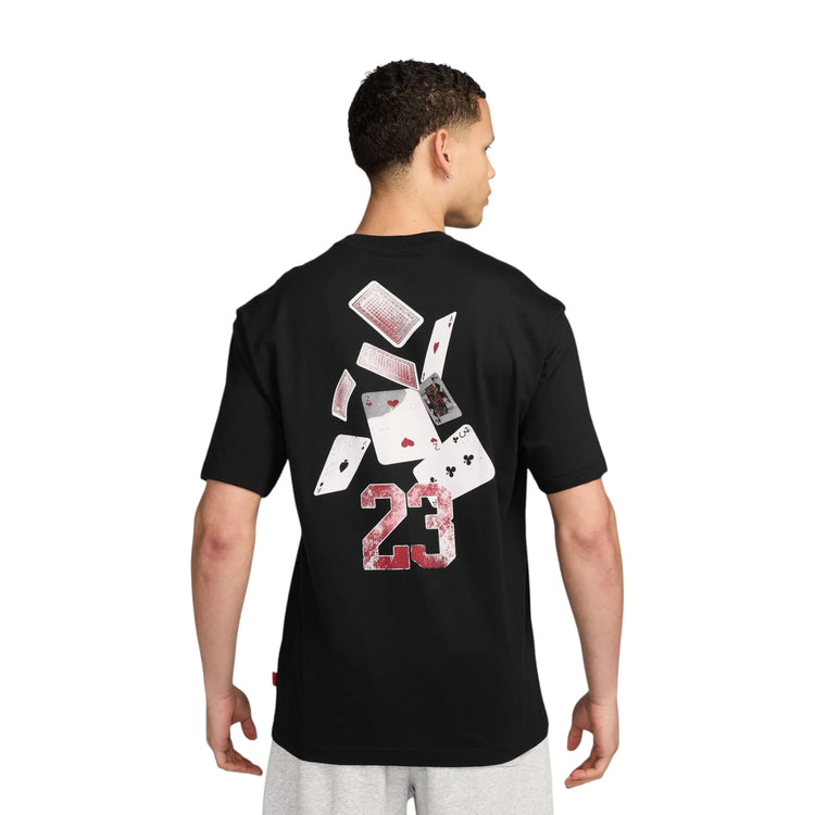 T-Shirt Jordan Brooklyn Graphic "23 Cards" Nera | Triplebasket