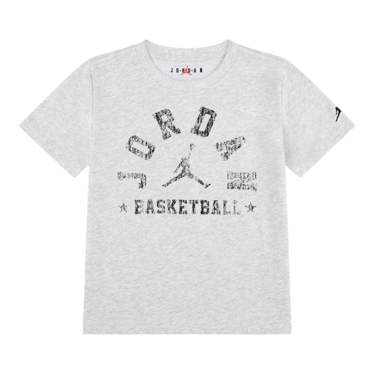 T-Shirt Jordan JDB Sport Arch Kids 95G109-C87 – vista frontale grafica arch Jumpman