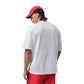 T-shirt Jordan Jumpman bianca – vista posteriore relaxed fit cotone