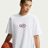 T-Shirt Nike Basketball uomo bianca IM5291-100 – vista frontale logo Nike cotone peso medio