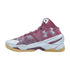 Under Armour Curry 2 Burgundy 3026052-601 – vista laterale scarpa da basket bordeaux Stephen Curry