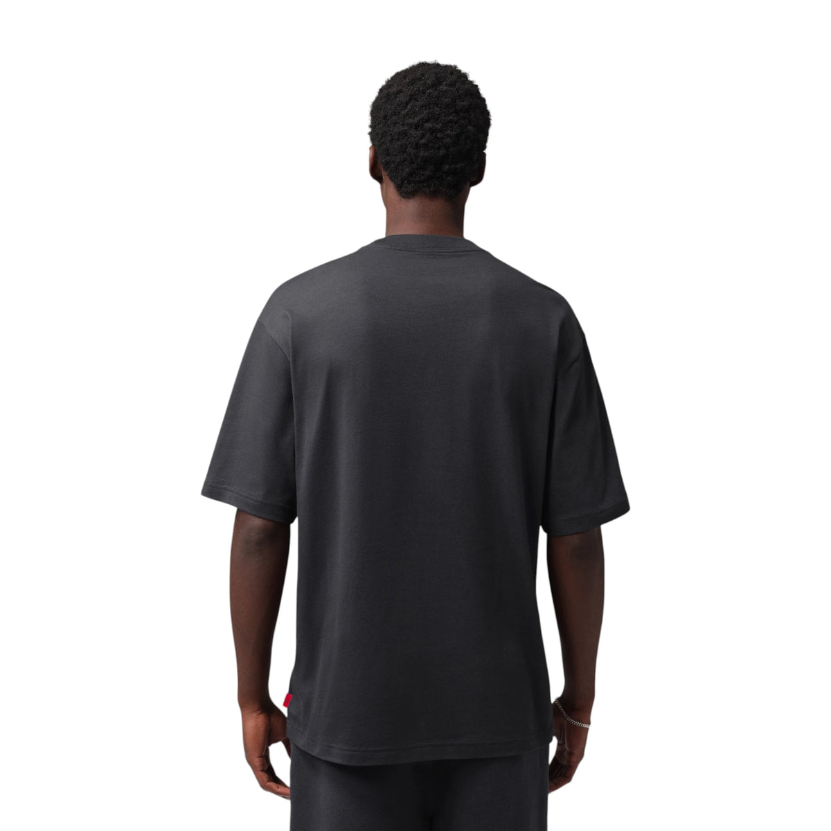 T-shirt Jordan Jumpman nera – vista posteriore relaxed fit cotone