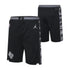 Pantaloncini NBA Kids Spurs Outerstuff con stampa di Wemby Wembanyama, dettagli in blu e bianco, ideali per giovani tifosi.