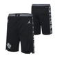 Pantaloncini NBA Kids Spurs Outerstuff con stampa di Wemby Wembanyama, dettagli in blu e bianco, ideali per giovani tifosi.