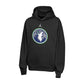 Jordan NBA Kids Timberwolves nera hoodie – logo lupo verde blu fleece