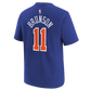 NBA Kids Tee Brunson Knicks – logo NBA Nike cotone blu arancione Name Number