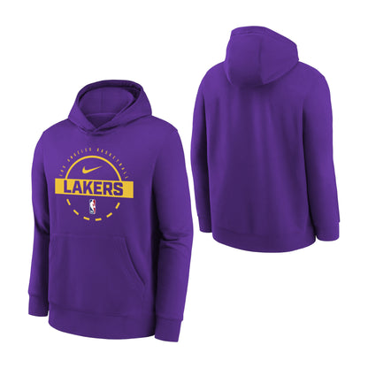 NBA PRACTICE HOODIE LAKERS KIDS