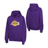 Felpa Nike NBA Kids Los Angeles Lakers viola NBUL LAK – vista frontale logo Lakers HD Swoosh