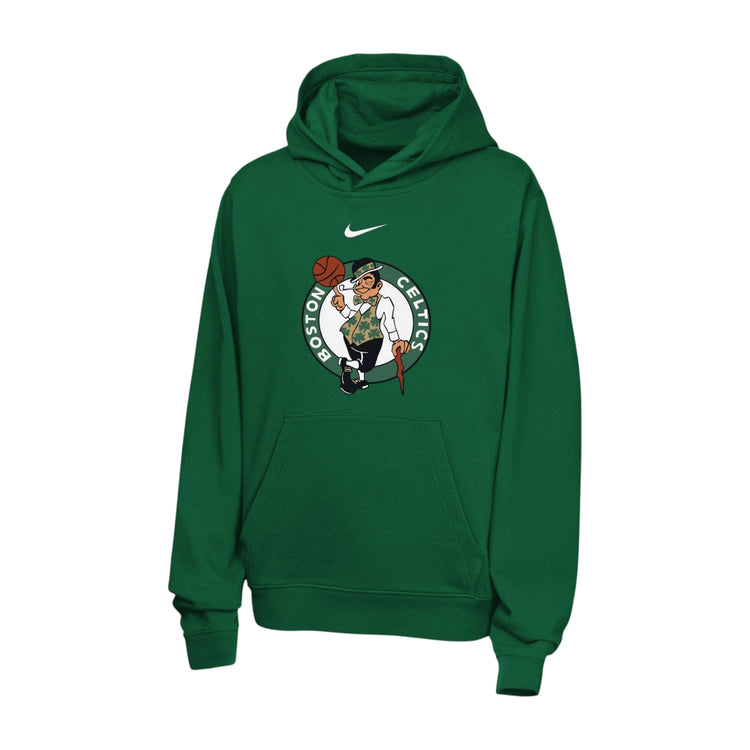 Nike NBA Kids Celtics verde Kelly hoodie – logo Lucky HD tasca marsupio fleece