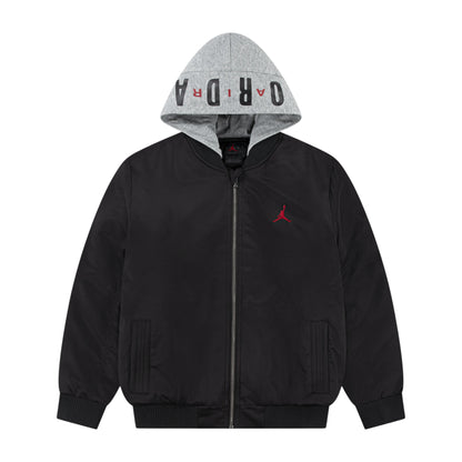 JORDAN BIG LOGO HOODED BOMBER KIDS