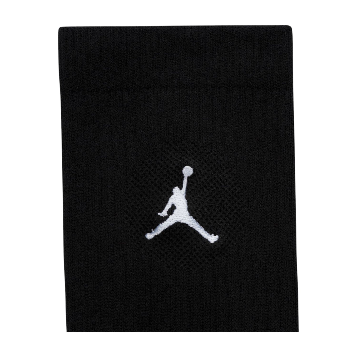 Calze Nike Jumpman Crew, trio di calze sportive nere con logo Jumpman, morbide e comode per sport e uso quotidiano.