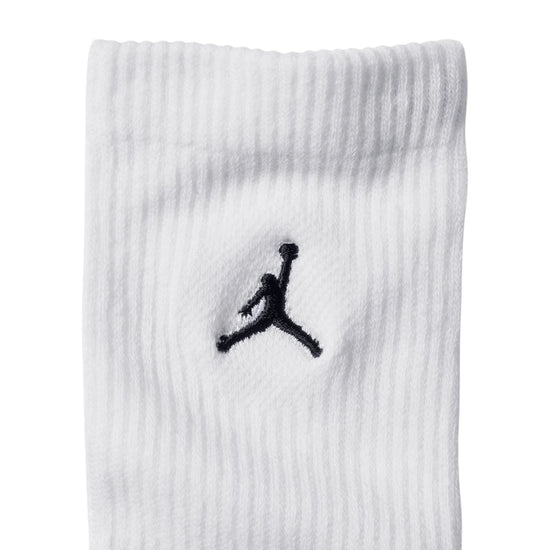 Calzini Jordan Everyday Elevated Crew – 6 Paia Bianco/Nero