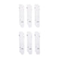 Calzini Jordan Everyday Elevated Crew – 6 Paia Bianco/Nero