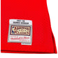 Canotta Mitchell & Ness NBA 1997 Dennis Rodman Bulls, canotta rossa con logo e dettagli del team Chicago Basketball