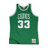 Canotta NBA Mitchell & Ness Bird Celtics 1985 in colore verde, dettagli della canotta Swingman di Larry Bird.