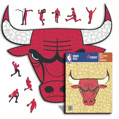 CHICAGO BULLS LOGO PUZZLE MEDIUM 270 PCS