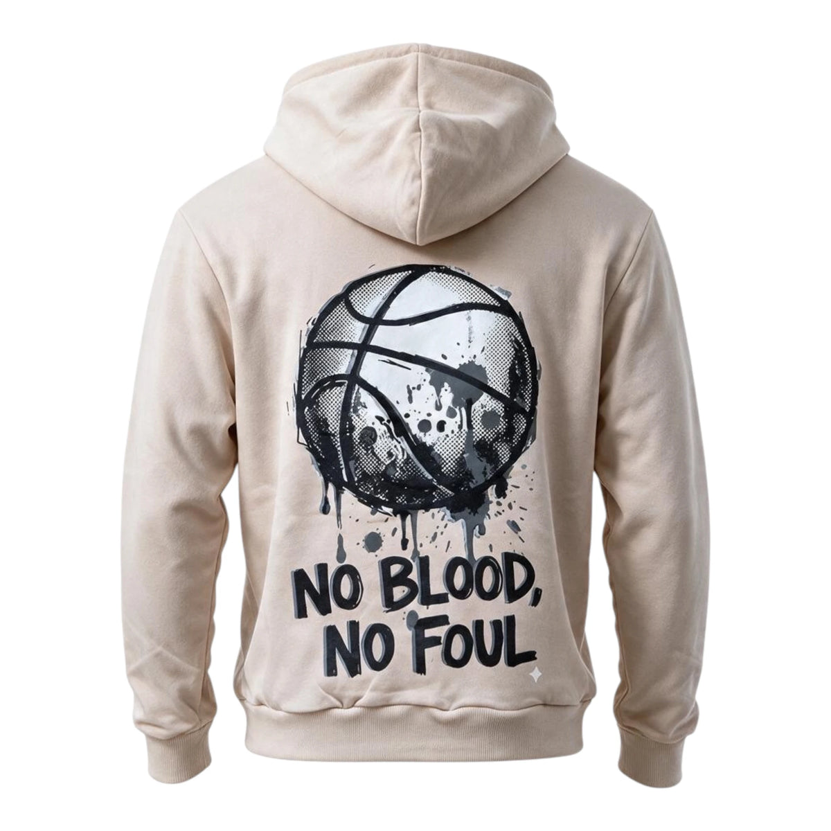 felpa no blood no foul rook fw26 vista retro con grafica