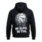 Felpa Rook FW26 100% cotone No Blood No Foul triplebasket vista retro grafica