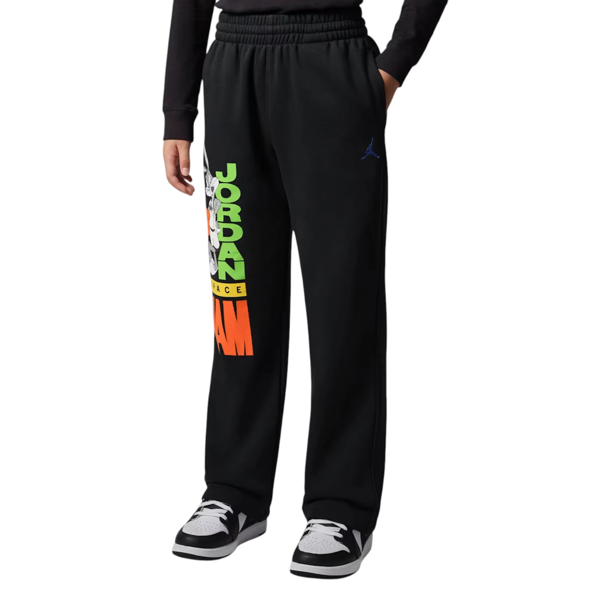 Pantalone Tuta Jordan Kids Bambino - Vista frontale con stampa