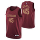 Canotta NBA ICON Mitchell Kids Cleveland Outerstuff, maglia sportiva con logo e dettagli ufficiali, vista frontale.