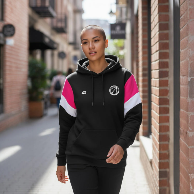 Felpa con cappuccio in cotone Rookie Basketball, stile sportivo con logo e dettagli di alta qualità, ideale per look casual.