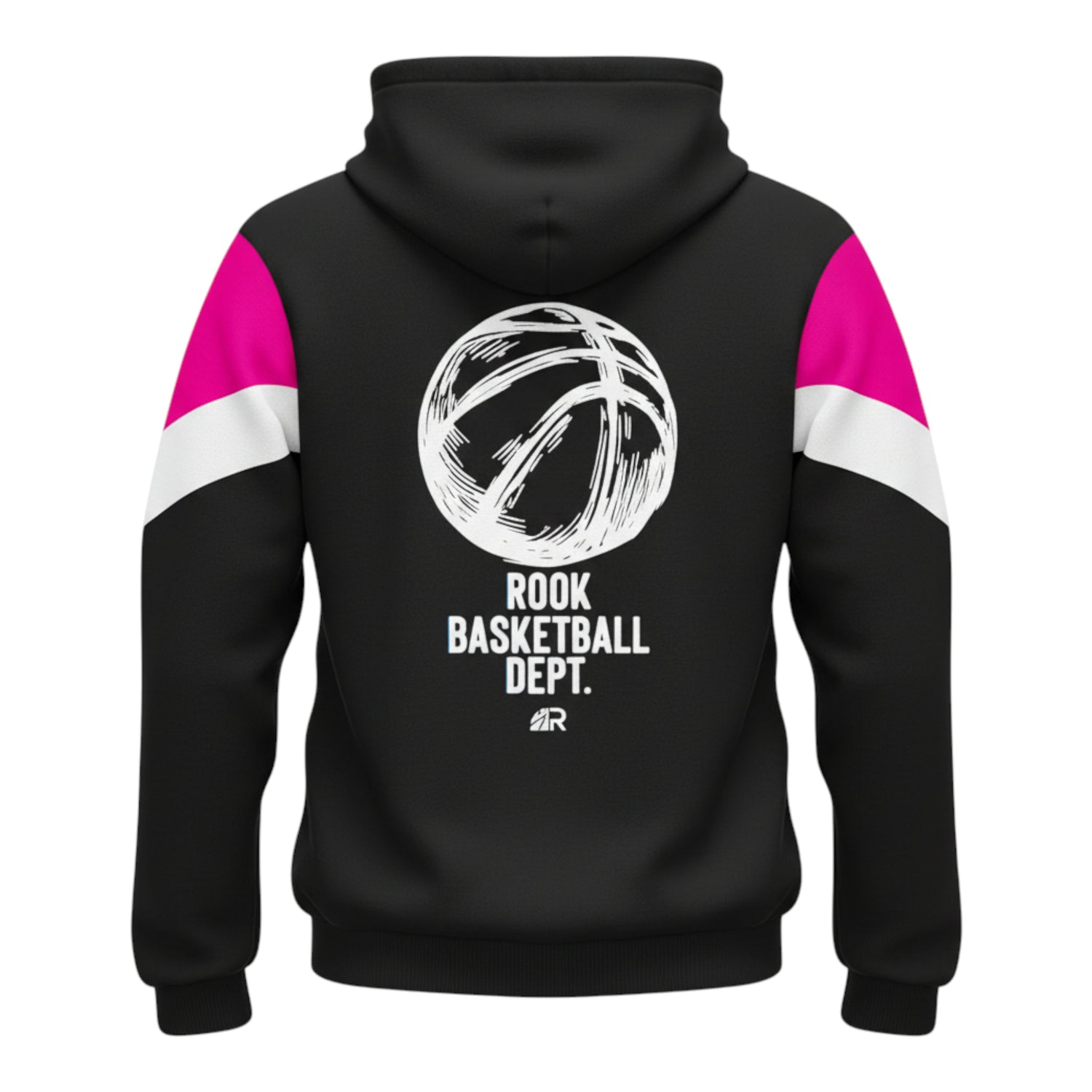 Felpa con cappuccio in cotone Rookie Basketball con stampa "Basketball Dept" davanti, morbida e comoda.