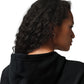 Felpa con Cappuccio Donna Jordan Fleece – Black / Gym Red