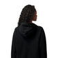 Felpa con Cappuccio Donna Jordan Fleece – Black / Gym Red