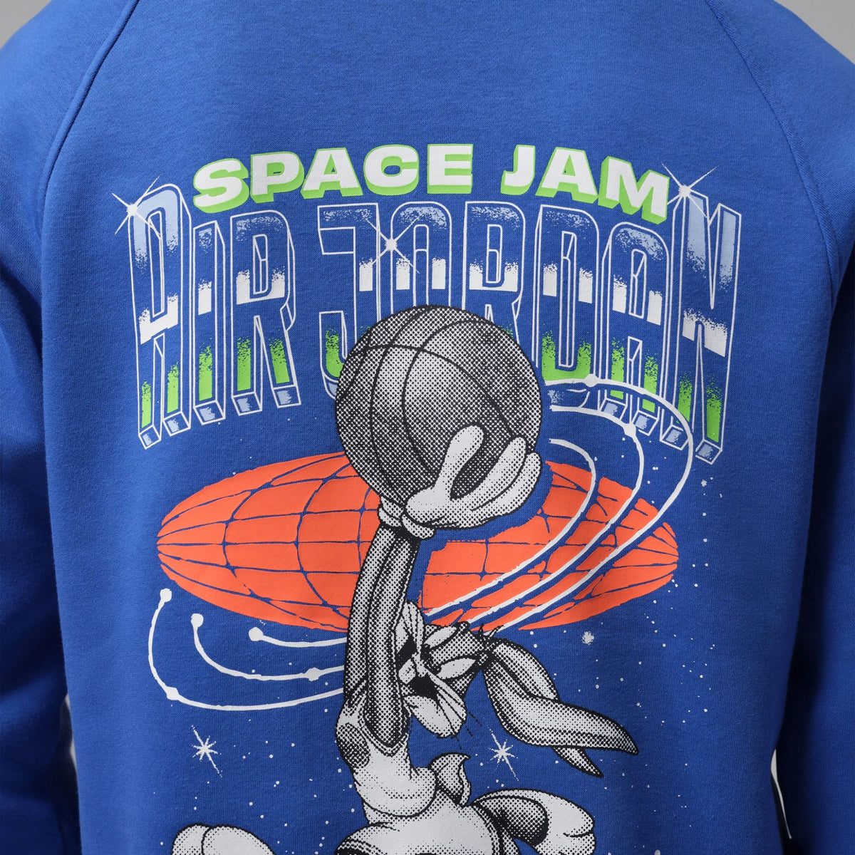 Felpa Jordan Space Jam IX3096-497 – dettaglio grafica retro