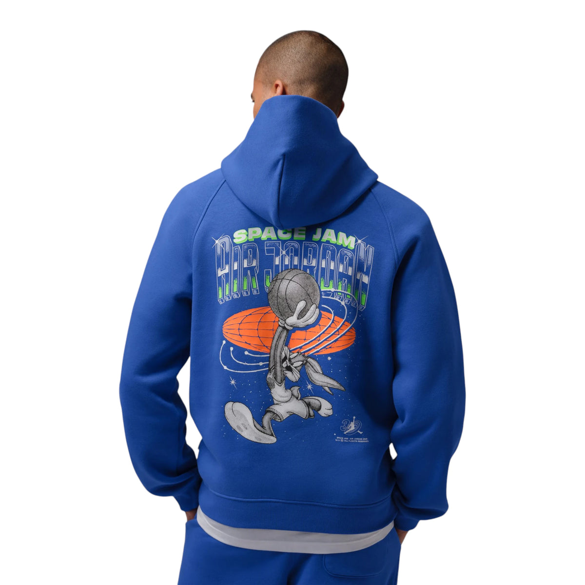 Jordan Brooklyn Space Jam Pullover Hoodie – vista posteriore collezione Jordan Brand x Space Jam