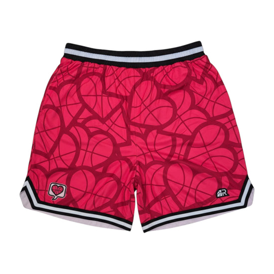 LOVE FOR THE GAME SHORTS RED