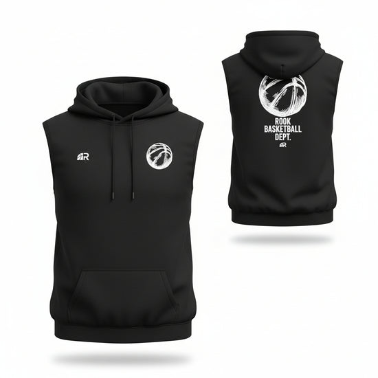 SLEEVELESS HOODIE "BASKETBALL DEPT"