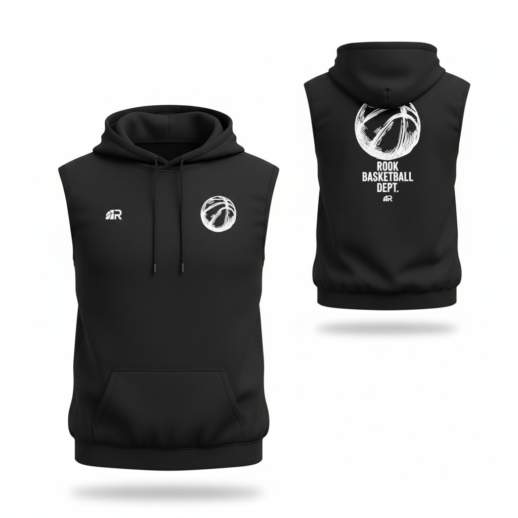 SLEEVELESS HOODIE "BASKETBALL DEPT"