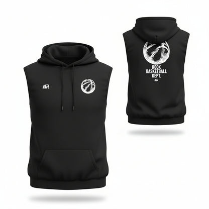 SLEEVELESS HOODIE "BASKETBALL DEPT"