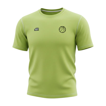 T-SHIRT BASKETBALL DEPT LIME