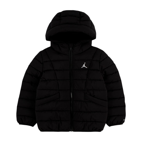 Giacca Jordan Kids Puffer con Cappuccio – Nera