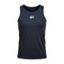 Canotta singlet tecnico senza maniche Rookie Basketball, intimo tecnicocompressione nero, ideale per riscaldare i muscoli.