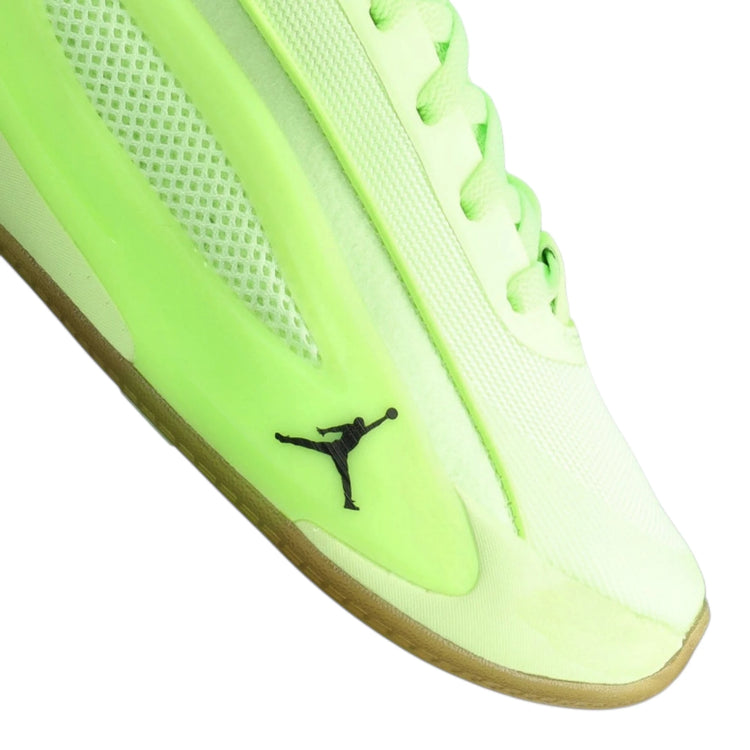 Jordan Luka 5 Barely Volt – vista frontale profilo low-cut tomaia in tessuto e sintetico