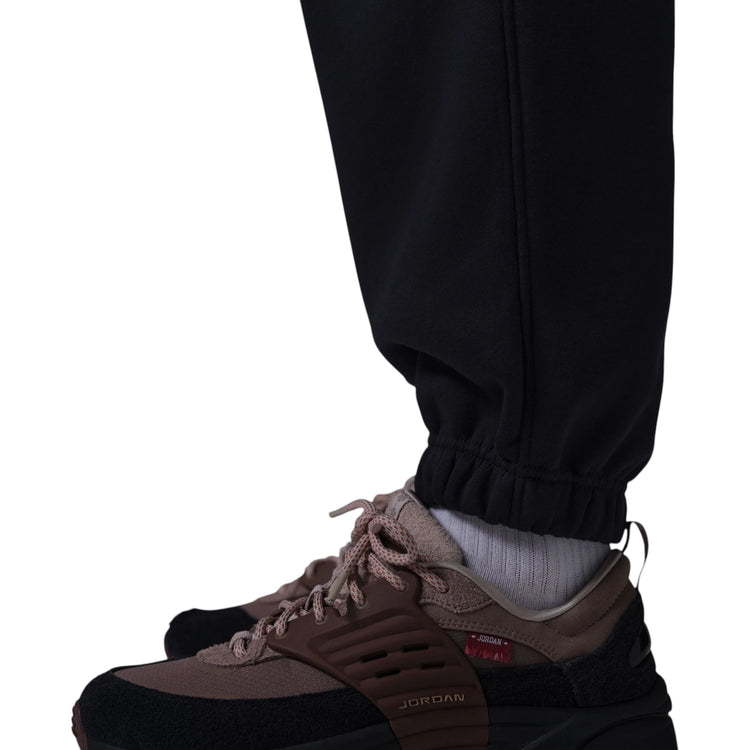 Jordan Brooklyn Fleece nero – dettaglio orlo elastico cuffed caviglia fit jogger