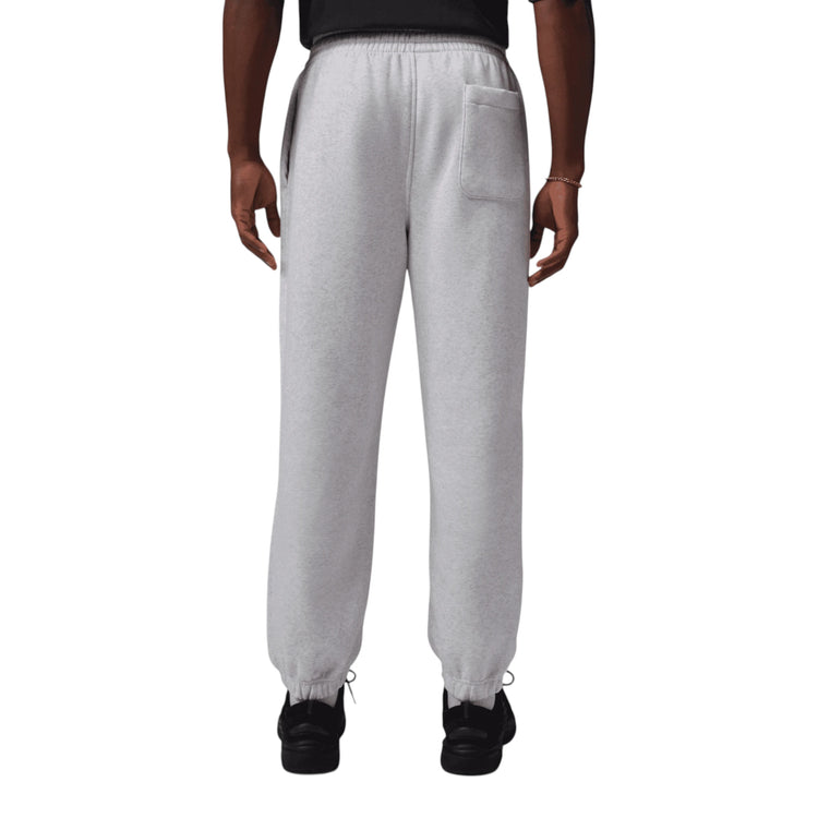 Pantaloni Jordan Brooklyn Fleece Cuffed grigio melange IM8906-054 – vista retro