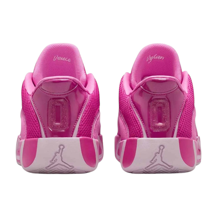 Jordan Tatum 4 China Rose GS – vista posteriore tallone rosa
