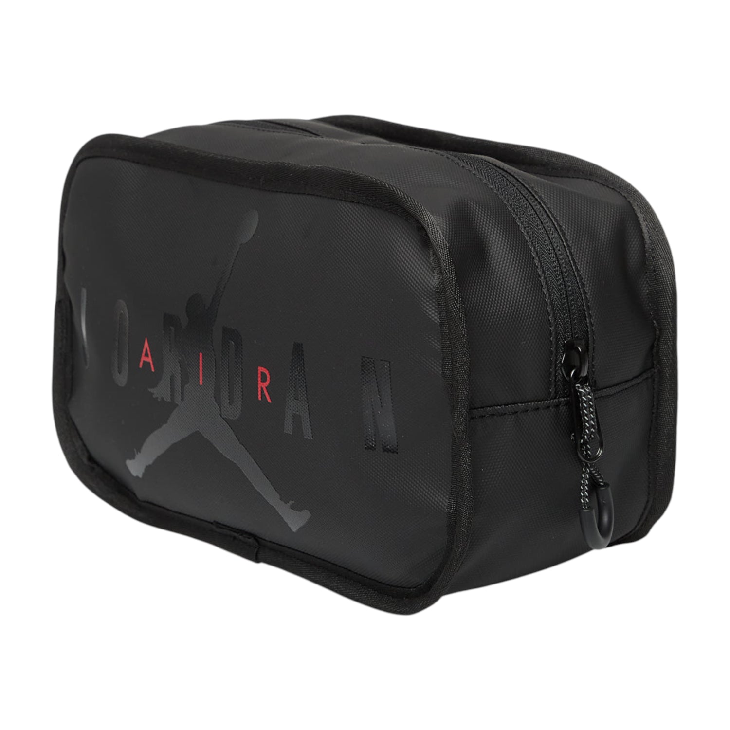 Borsa da viaggio Jordan dopp kit nero, resistente e compatta, ideale per cosmetici e accessori durante i viaggi.