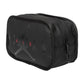 Borsa da viaggio Jordan dopp kit nero, resistente e compatta, ideale per cosmetici e accessori durante i viaggi.