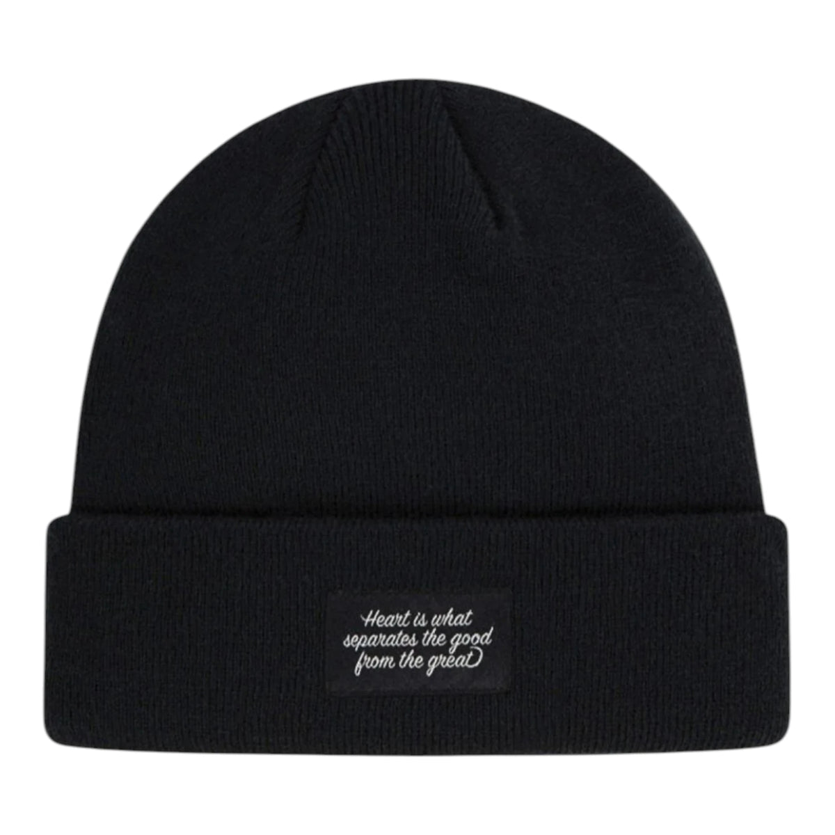 Jordan beanie kids nero con risvolto – dettaglio loghi Jordan ricamati a contrasto autunno inverno 🏀
