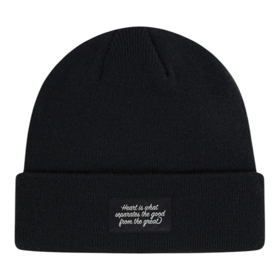 Jordan beanie kids nero con risvolto – dettaglio loghi Jordan ricamati a contrasto autunno inverno 🏀