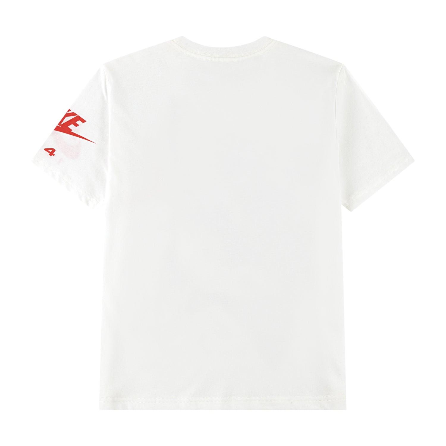 Maglietta Jordan 1984 Vintage Kids, T-shirt bianca con dettagli rossi e neri, logo Jordan sulla parte frontale, stile casual per bambini