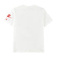 Maglietta Jordan 1984 Vintage Kids, T-shirt bianca con dettagli rossi e neri, logo Jordan sulla parte frontale, stile casual per bambini