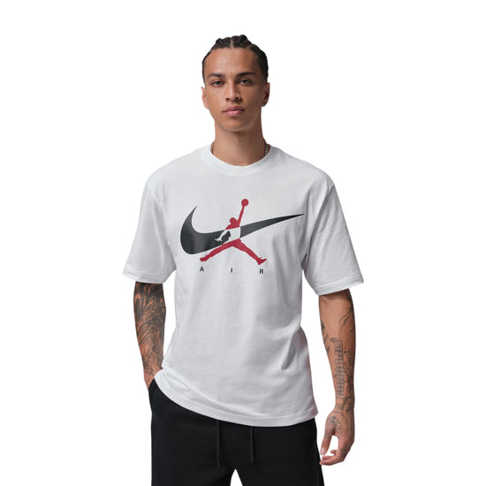 maglietta tee nike air jordan brooklyn adulto bianco rosso nero IF3043-100 triplebasket