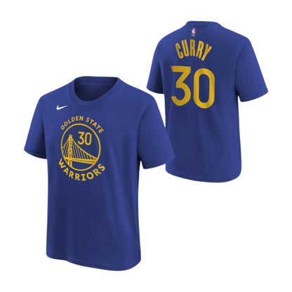 T-Shirt Blu NBA Kids Steph Curry Golden State Warriors – Maglia Ufficiale