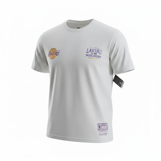 Maglietta Mitchell & Ness Hardwood Classic full court pressed bianco NBA uomo adulto